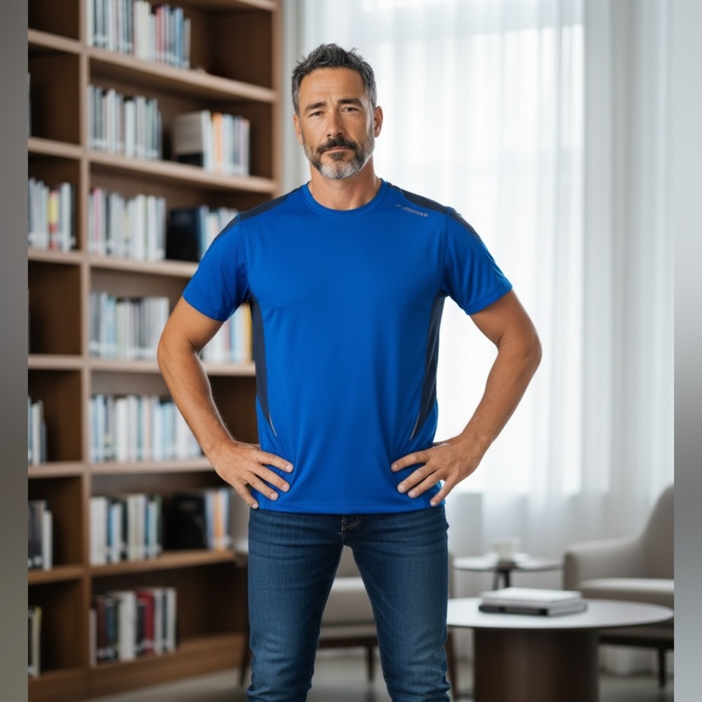 Brooks Men's Vibrant Blue Performance Tee